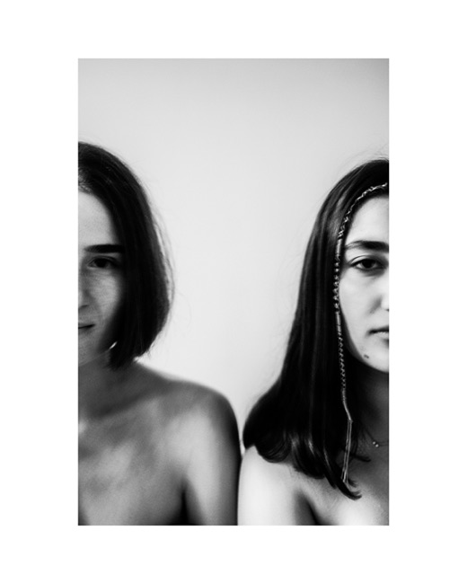 The band Tiezerk, photographed by Lilit L Hovhanni — a monochrome group portrait.