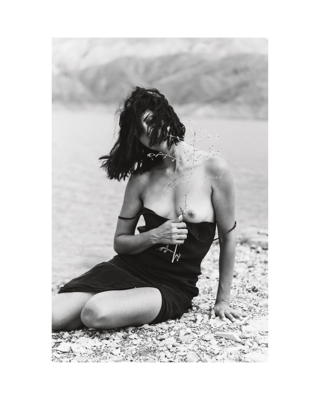 outdoor portrait photography artwork, Lusine series photograph 1