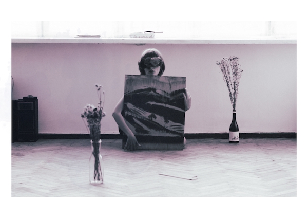 Purple ink — limited edition print by Lilit L Hovhanni