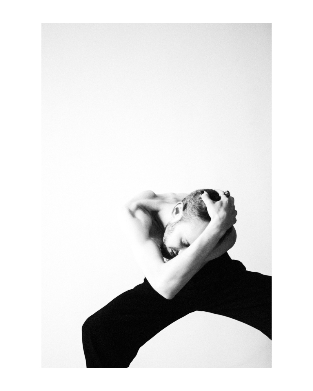 Face is the intimate zone - male portraits fine art print